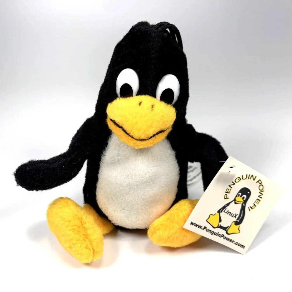 Vintage Linux Tux Penguin Plush 6